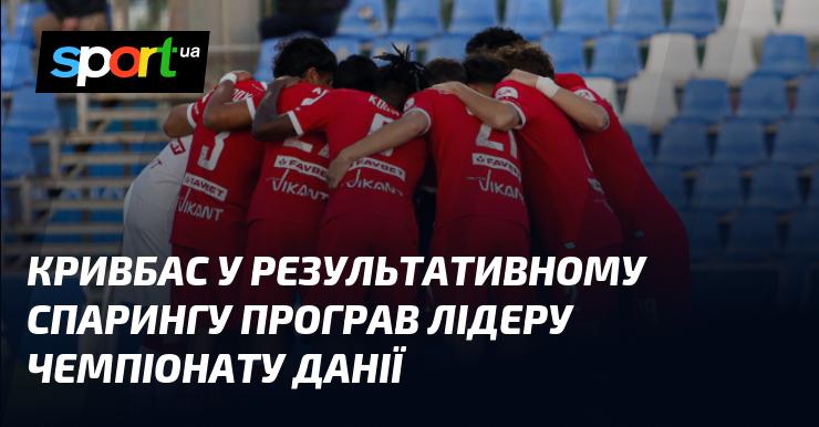 Кривбас зазнав поразки у результативному товариському матчі від лідера данського чемпіонату.