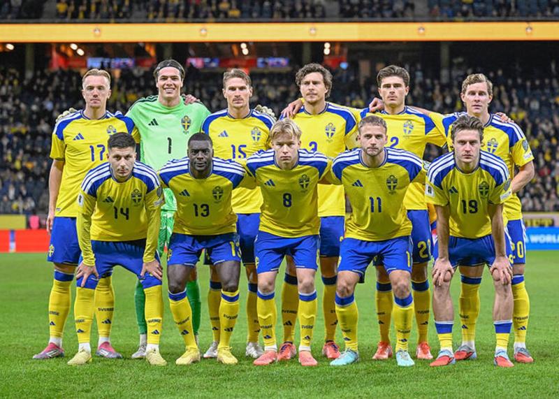Шведська команда оголосила склад гравців на зустріч з Україною.