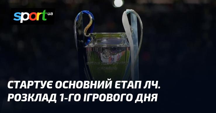 Розпочинається ключовий етап Ліги Чемпіонів. Графік першого ігрового дня.