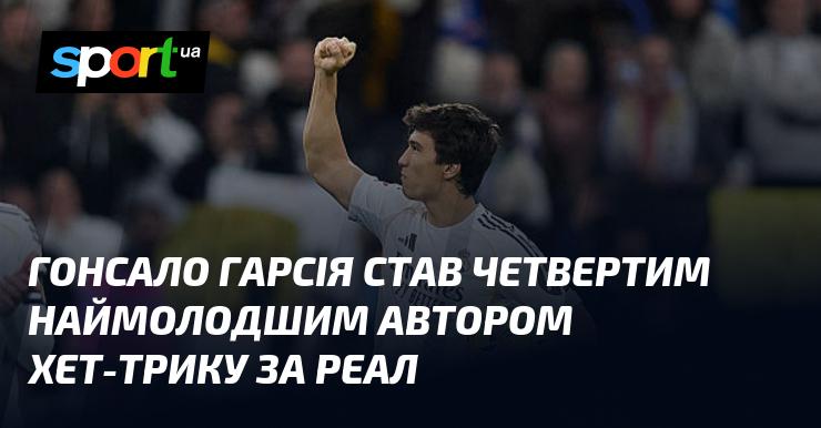 Гонсало Гарсія увійшов до історії як четвертий наймолодший гравець, який забив хет-трик у складі Реала.