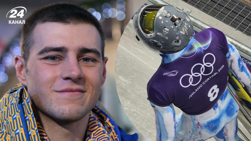 Владислав Гераскевич, скелетоніст, знову надів шолом пам’яті, незважаючи на заборону Міжнародного олімпійського комітету.