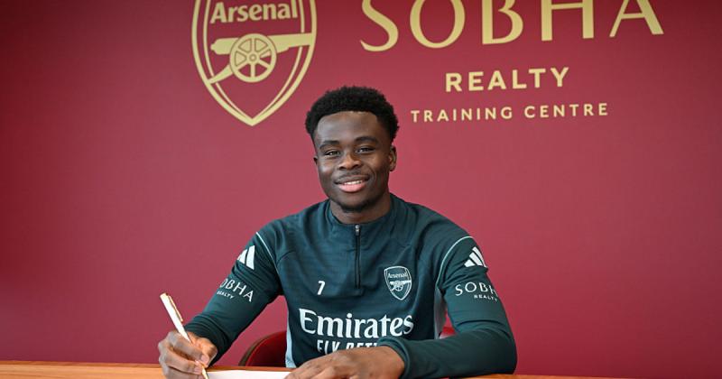 Арсенал укладає нову угоду з Сакою до 2031 року: вінгер стане найвищо оплачуваним футболістом команди - Спорт bigmir)net.